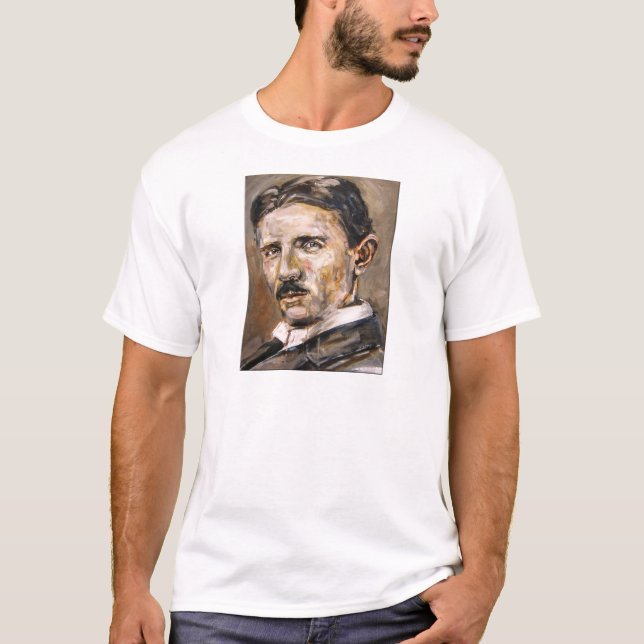 Camiseta Nikola Tesla (Anverso)