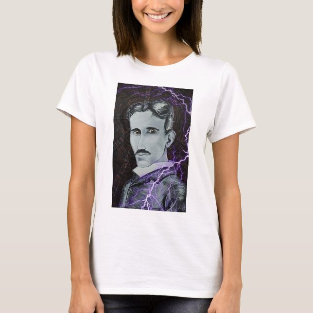 Camiseta Nikola Tesla (Anverso)