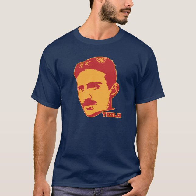 Camiseta Nikola Tesla (Anverso)