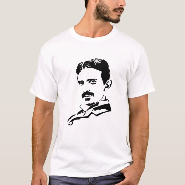 Camiseta Nikola Tesla (Anverso)