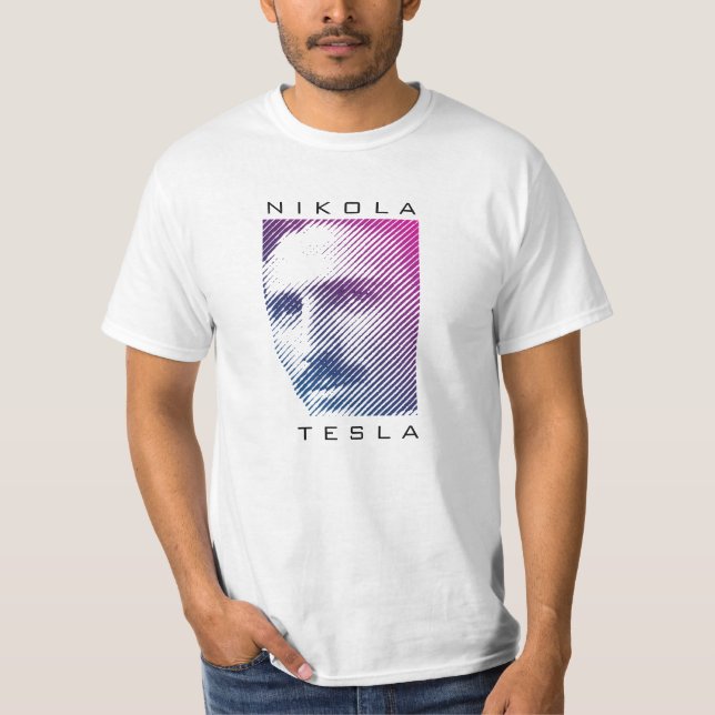 Camiseta Nikola Tesla (Anverso)