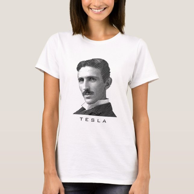 Camiseta Nikola Tesla (Anverso)