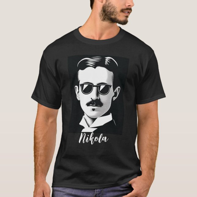 Camiseta Nikola Tesla (Anverso)