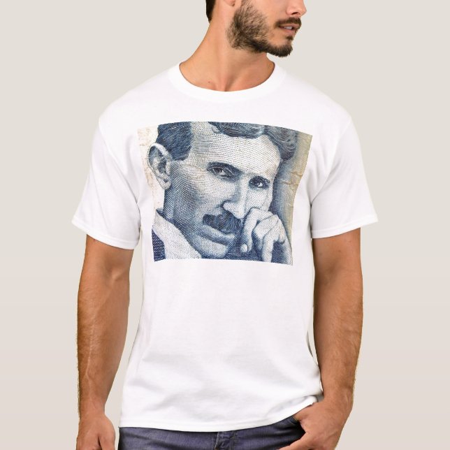 Camiseta Nikola Tesla (Anverso)