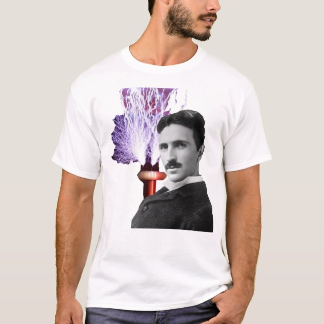 Camiseta Nikola Tesla (Anverso)