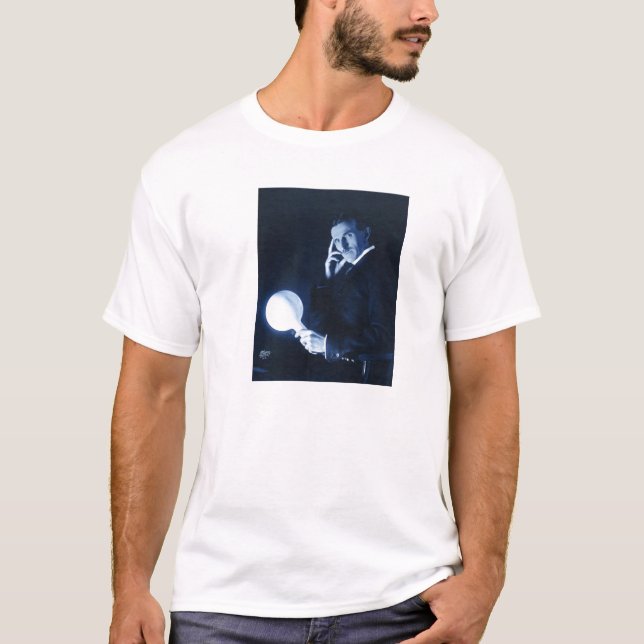 Camiseta Nikola Tesla (Anverso)