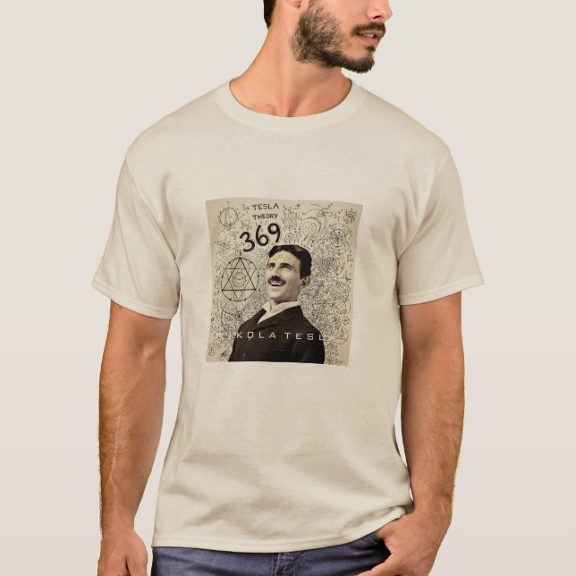 Camiseta Nikola Tesla - 369 Key for the Universe (Anverso)