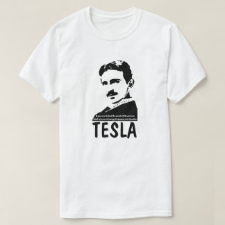 Camiseta Nikola Tesla Secretos De La Cita Científica Del Un