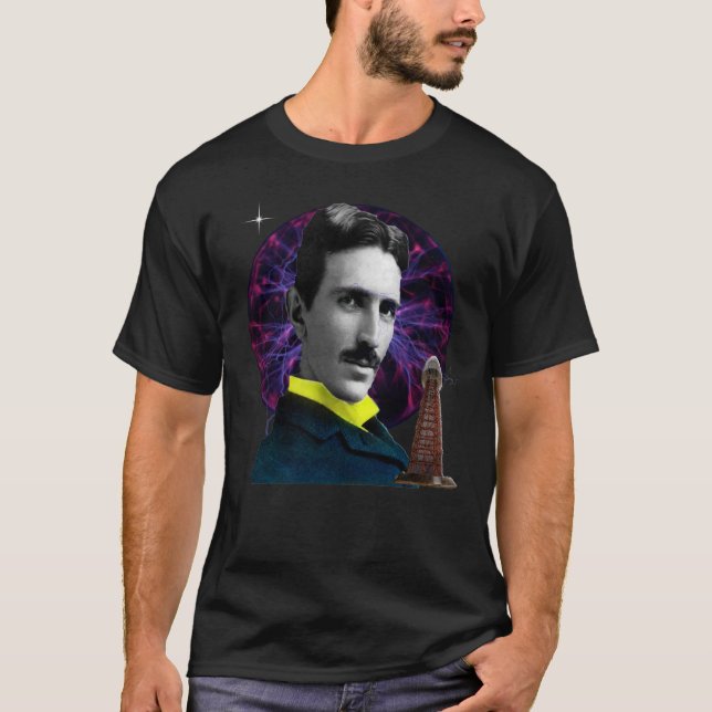 Camiseta Nikola tesla T-Shirt (Anverso)