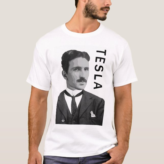 CAMISETA NIKOLA TESLA T SHIRT (Anverso)