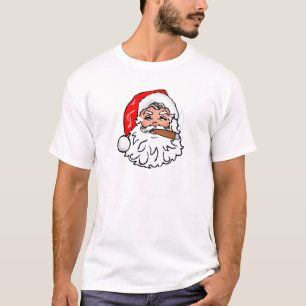 Camiseta Nikolaus papá noel cigarro Papá Noel cigar