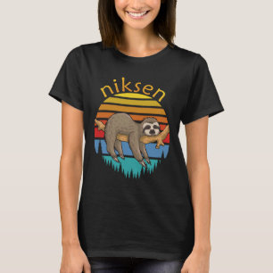 Camiseta Niksen Holandés Concepto De No Hacer Nada Retro Su