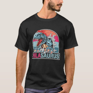 Camiseta Nila Saurus Funny Personalized Dinosaur T Rex Name