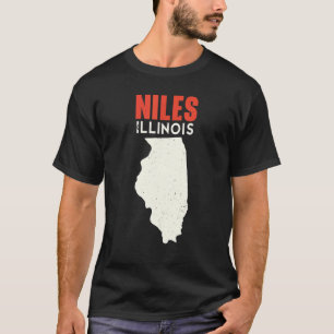 Camiseta Niles Illinois Estados Unidos Estados Unidos Viaje