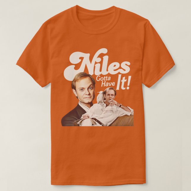 Camiseta Niles Tiene Que Tenerlo (Diseño del anverso)