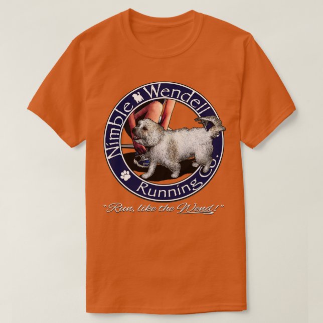 Camiseta Nimble Wendell Running Co Painterlygray (Diseño del anverso)