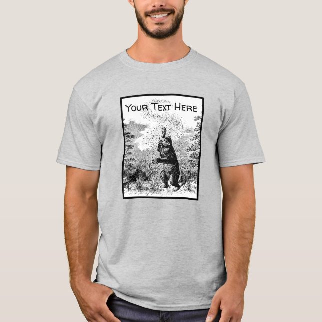 Camiseta Nimrod - Oso y Abejas  (Anverso)