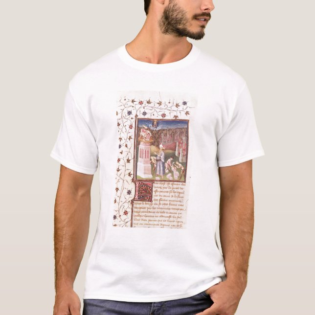 Camiseta Nimrod que supervisa el edificio de la torre de (Anverso)
