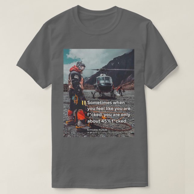 Camiseta Nimsdai Purja (Diseño del anverso)