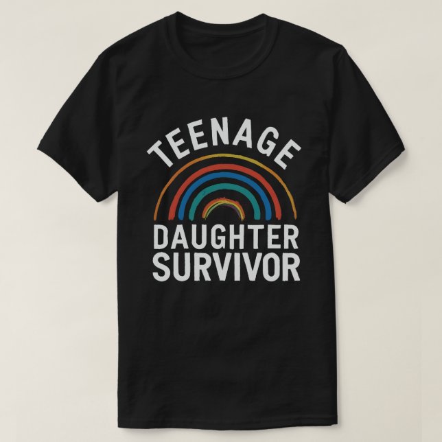 Camiseta Niña adolescente sobreviviente de la muerte de su  (Diseño del anverso)