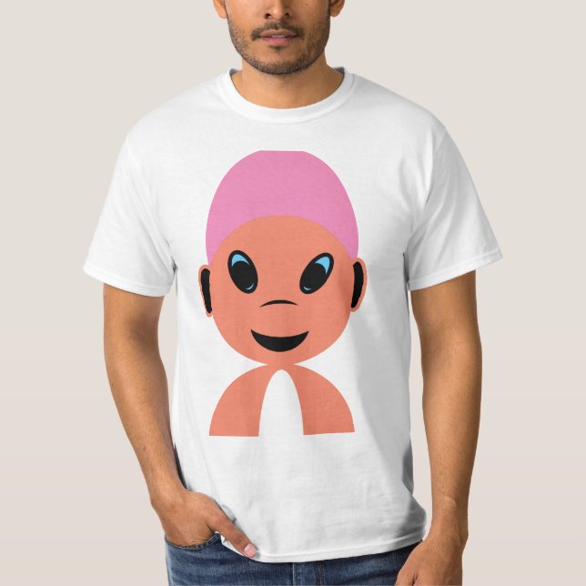 Camiseta Niña alienígena sonriente (Anverso)