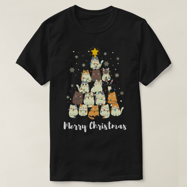 Camiseta Niña amante de los árboles de Navidad - Gracioso a (Diseño del anverso)