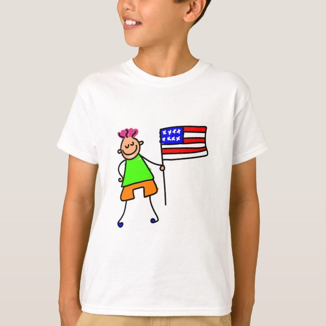 Camiseta Niña Americana (Anverso)