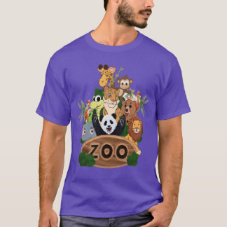 Camiseta Niña animales del zoológico