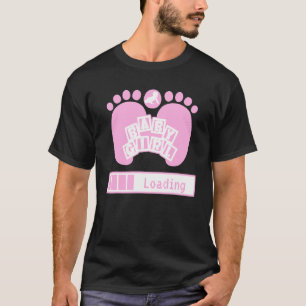 Camiseta Niña Bebé Cargando Geek Embarazo Género Unidad de