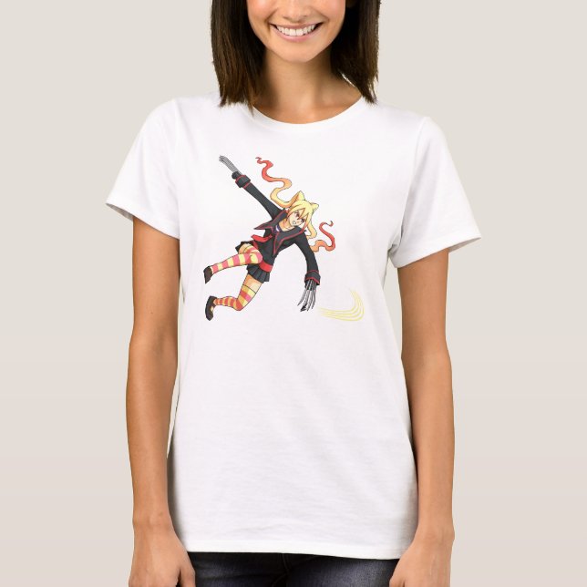 Camiseta ¡Nina - caída encendido! (Anverso)