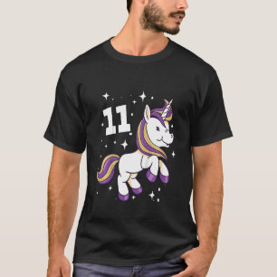 Camiseta Niña Chica de cumpleaños 11 años Unicor