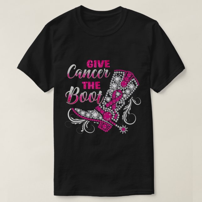 Camiseta Niña con cáncer de mama Texas Southern Give Cancer (Diseño del anverso)