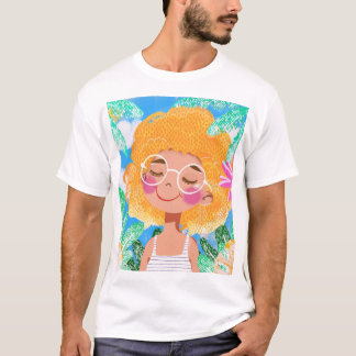 Camiseta Niña con Flores