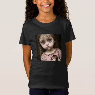 Camiseta Niña con Ojos Embrujados Halloween Infantil
