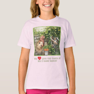 Camiseta Niña Curiosa y Cabra Curiosa