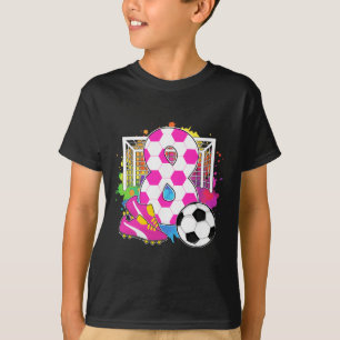 Camiseta Niña de 8 años cumpleaños chica 8 cumpleaños fútbo