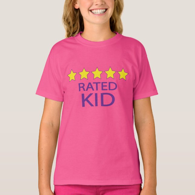 Camiseta Niña de cinco estrellas (Anverso)