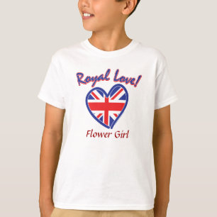 Camiseta Niña de flores/Boda real