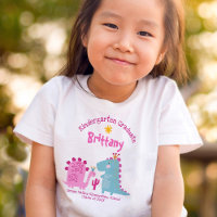 Niña de Kinder Graduación Dinosaurio Nombre Person