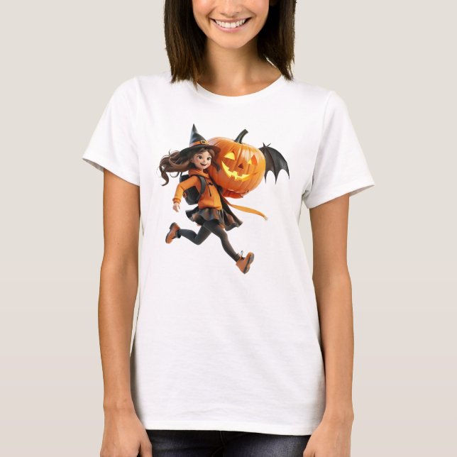 Camiseta Niña de la Calabaza (Anverso)