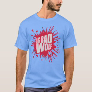 Camiseta niña de la cita del lobo malo