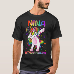 Camiseta Nina De La Princesa Nacida Chica Dabbing Unicorn