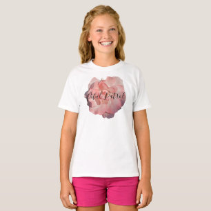 Camiseta Niña de las Flores Patrulla de Pétalos Rosa Rosada