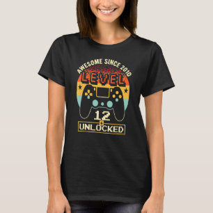 Camiseta Niña de nivel 12 desbloqueada increíble desde 2010