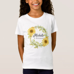 Camiseta Niña de novias junior personalizada
