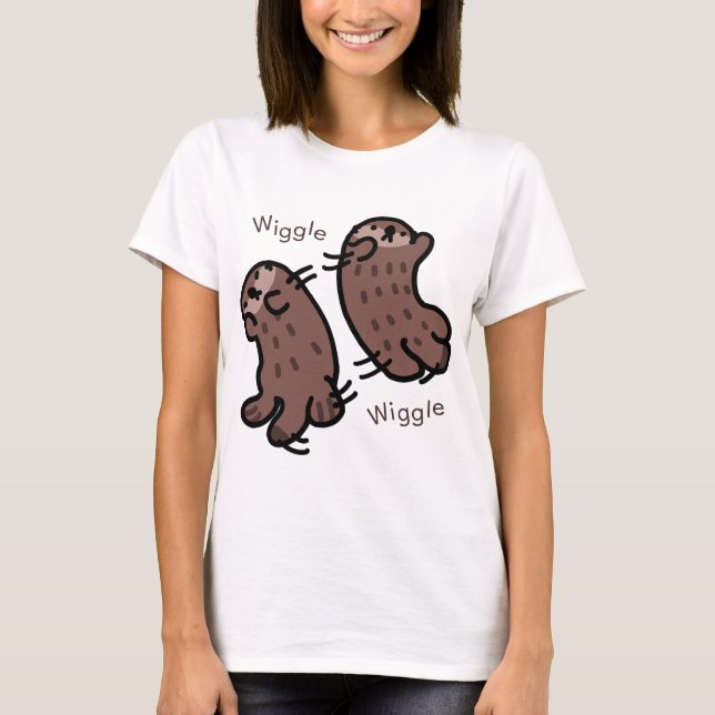 Camiseta Niña de nutria marina (Anverso)