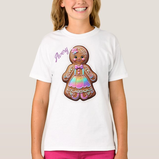 Camiseta Niña de Pan de Jengibre (Anverso)