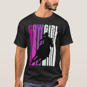 Camiseta Niña de rodeo rosa Chica de campo de cumpleaños oc