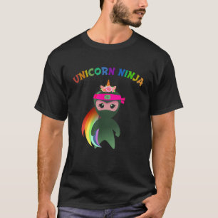 Camiseta Niña de Unicornio Rosa, Ninja, Chicas de espionaje