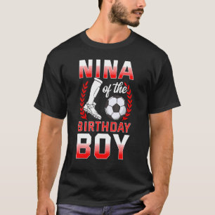 Camiseta Nina Del Jugador De Fútbol De Cumpleaños Bday Cele